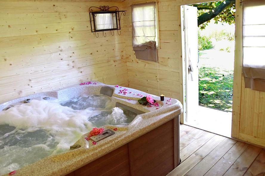 La Cabane D'Arbolateia Piscine & Spa 비다르 외부 사진